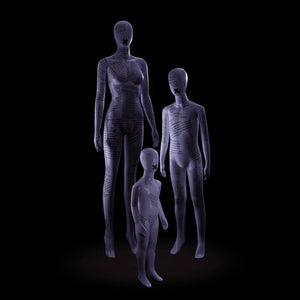 Untitled Woman with her Children. Produced in collaboration with The Backbone Collective's survivor network. This piece shares real experiences of women and their children within the family court system of New Zealand. Collectively, they are faceless, nameless and vulnerable.